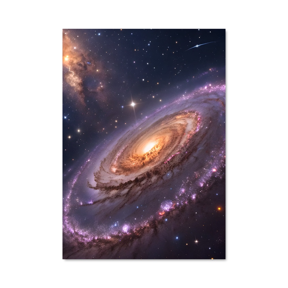 Poster splendide galaxie Tourbillon